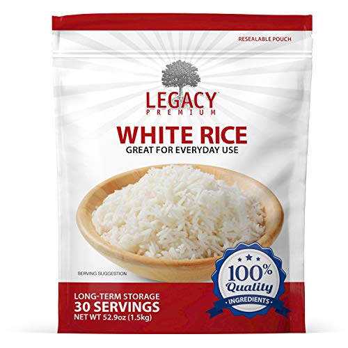 Legacy Essentials Long Term Parboiled Instant Rice 20 Year Shelf Life White Rice For Emergency Food Storage Supply Quantity 1 Buy Online In Kuwait At Desertcart Com Kw Productid 5532937