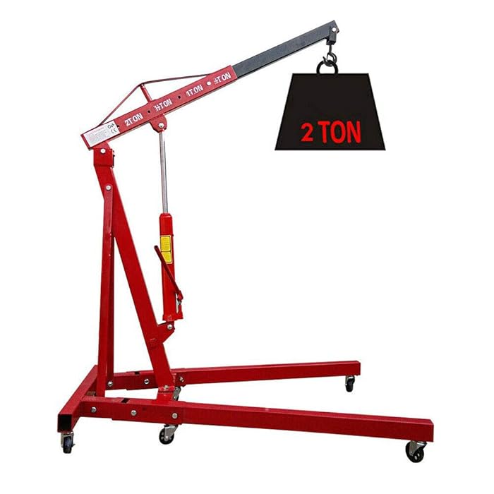 Buy iropro Folding Engine Crane, 2 Ton Tonne Hydraulic Folding engine