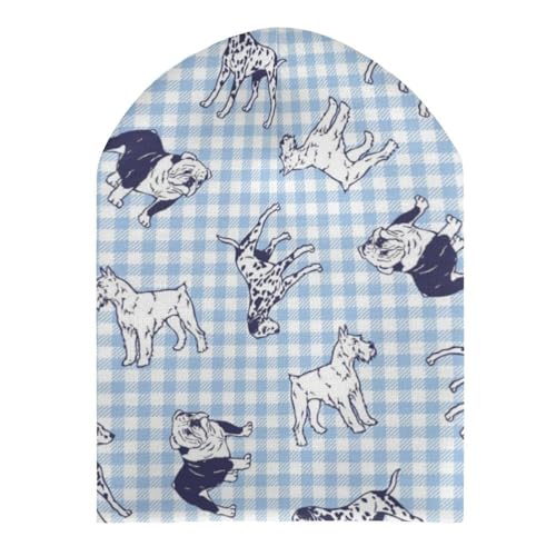 Dalmatian Dog Pattern Kids Beanie Hat for for Girls Boys Children Cap Winter Knitted Chemo Cancer Headwear Accessories Gifts Decoration Black3