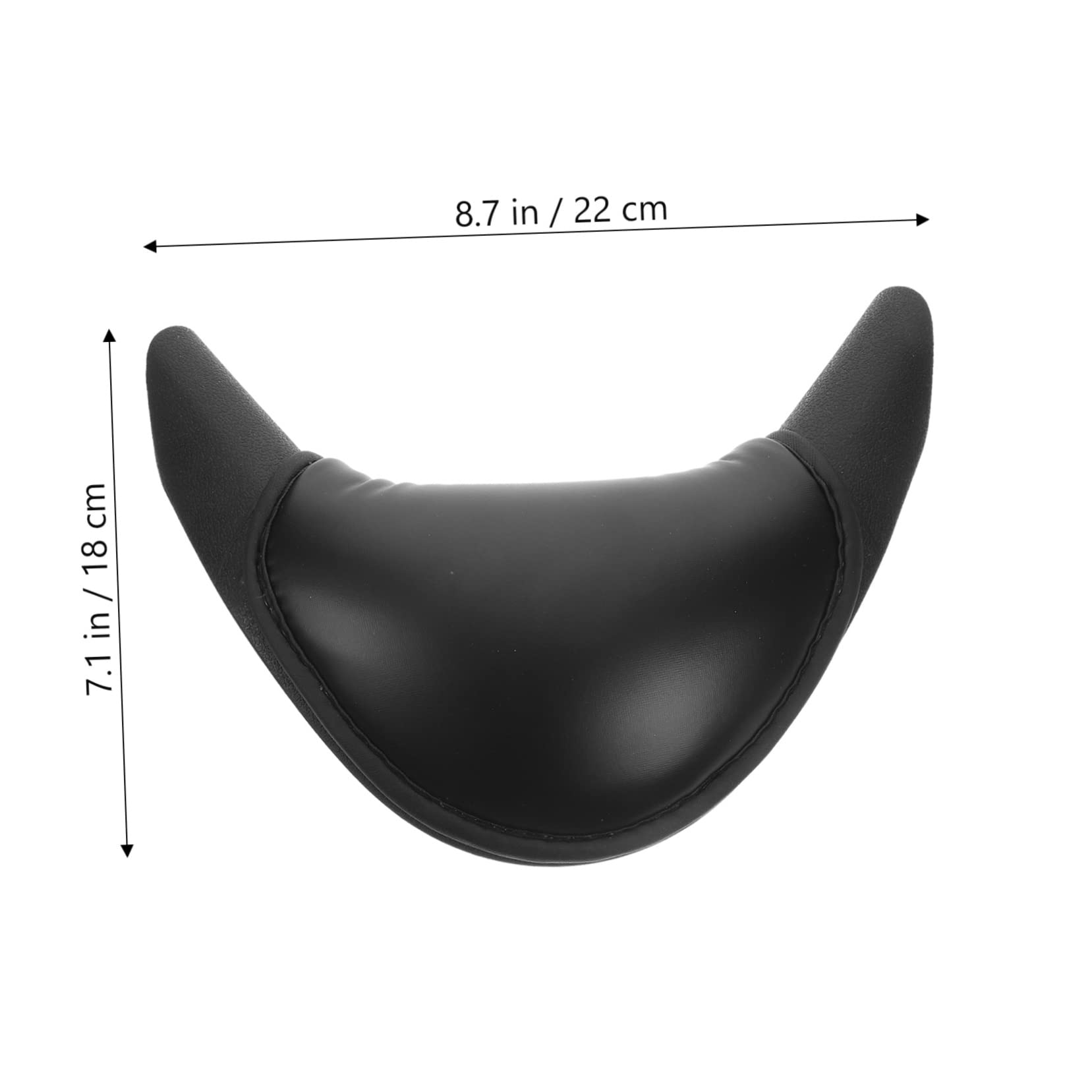 Coussin de Repos-Nuque Support Cervical Confortable en Gel Antidérapant pour Shampooing en PU et Abs, pour Lavage de Cheveux à Domicile Salon