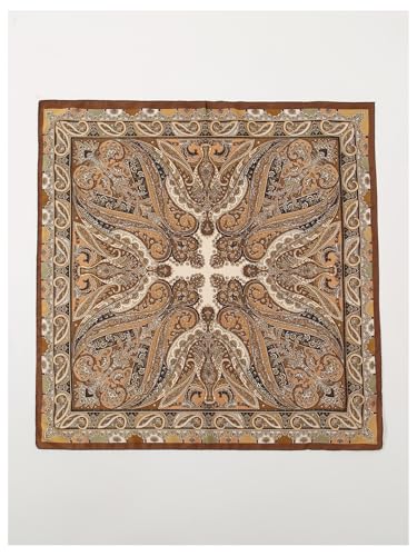 SHENHE Women's Silky Head Scarf Vintage Paisley Hair Scarf Bandana Square Kerchief Hair Wrap3