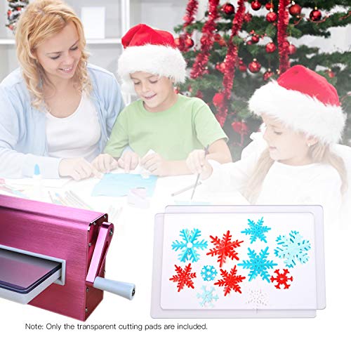 Zwbfu 2pcs Almofada de Corte Transparente Acessório Durável Placa de Material de PC Almofada de Subs