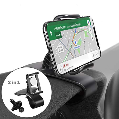 MAKEASY Support Voiture Auto Support Telephone Voiture Ventilation Support Voiture Universel pour iPhone X/8/7/6s/6/SE/5,Samsung Galaxy S8/S7/A5/Note8, Smartphone et GPS Appareils