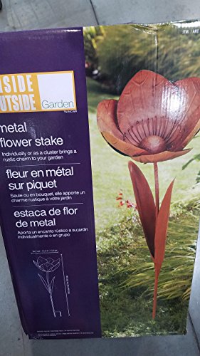 Inside outside garden Outdoor Metal Flower Stake