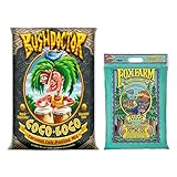 FoxFarm Bush Doctor Coco Loco Potting Mix, 2cu ft, and Ocean Forest Potting Soil, 12qts (Pack of 2) - for Garden Plants and Flowers