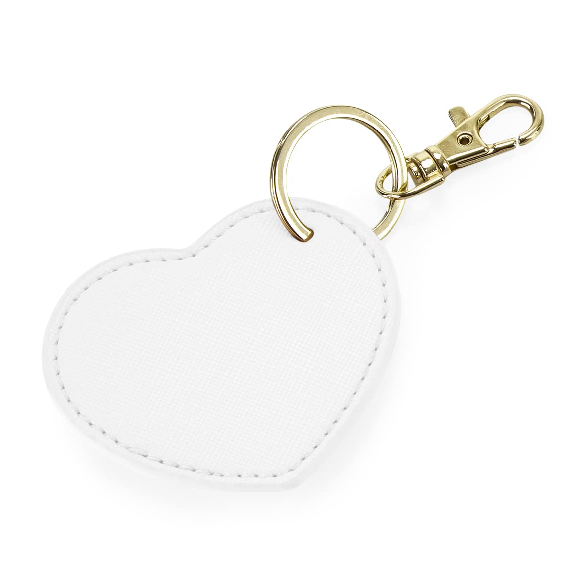 BagBase BG746 Boutique Heart Key Clip - Soft White