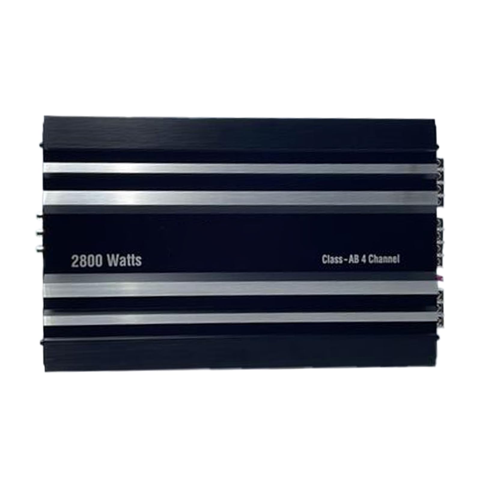 Sxhlseller 4-kanałowy Wzmacniacz Samochodowy Klasy AB do Dźwięku Stereo i Muzycznej Podróży do Samochodów, Stop Aluminium, Czarny, 317 * 222 * 44 Mm / 12,48 * 8,74 * 1,73 Cala (5800 W)