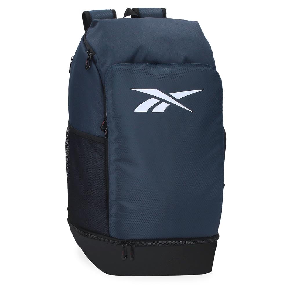 Reebok Wayland Backpack, Blue, 29 x 50 x 19 cm, 27.55 L, Polyester by Joumma Bags