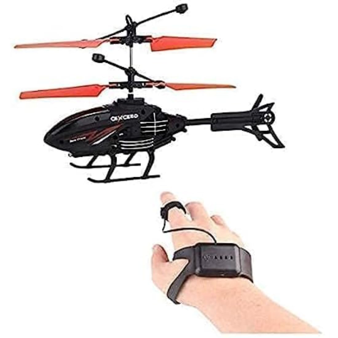 RC Helicopter Toy with Watch Remote Control, Best Drone, for Kids (Multicolour) Hand Sensor Flying Helicopter Toy for Kids,Pack of 1-image-18