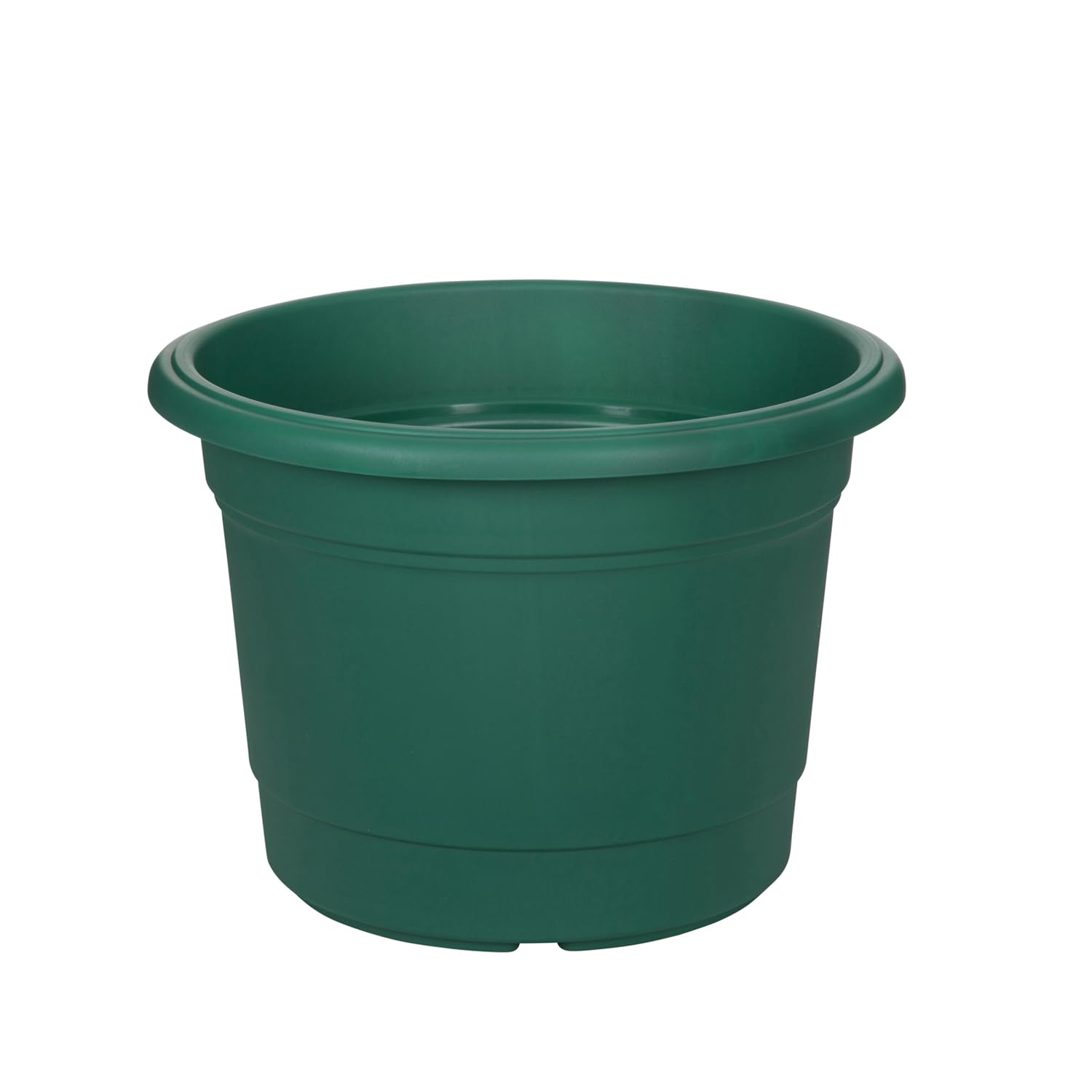 Whitefurze G01R40 40cm Milano Round Planter - Forest Green