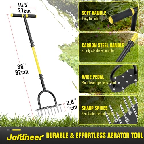 Herramienta manual para airear césped Jardineer 36" miniatura 7