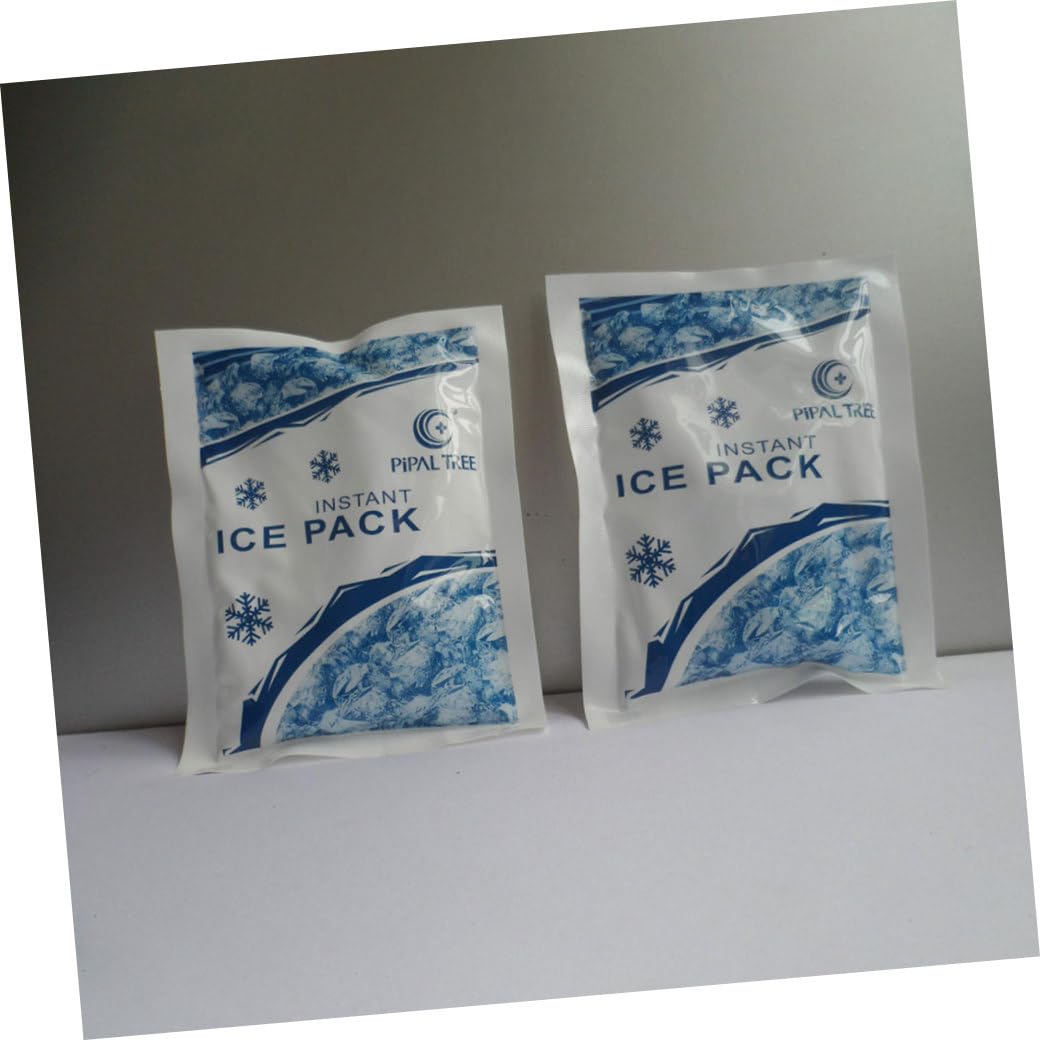 Mikinona 8 Stück Einweg Schnellkühl Eisbeutel mit Sofortkühlung Mehrzweck Kühlpackungen für Verletzungen Verbrennungen und Insektenstiche Sicher und Tragbar