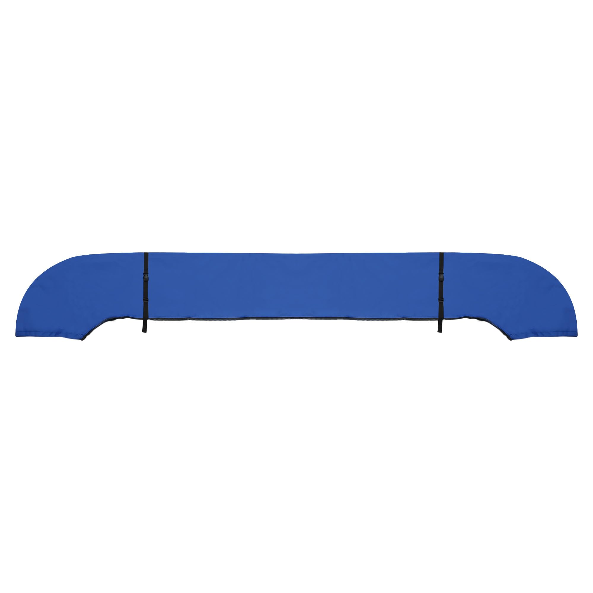 X AUTOHAUX Square Frame Bimini Top Storage Boot Cover with 2 Fixed Straps Waterproof Boat Bimini Storage Bag 600D Polyester Canvas Sun Resist 97"-103" W Universal for 3 Bow 4 Bow Blue 1 Set