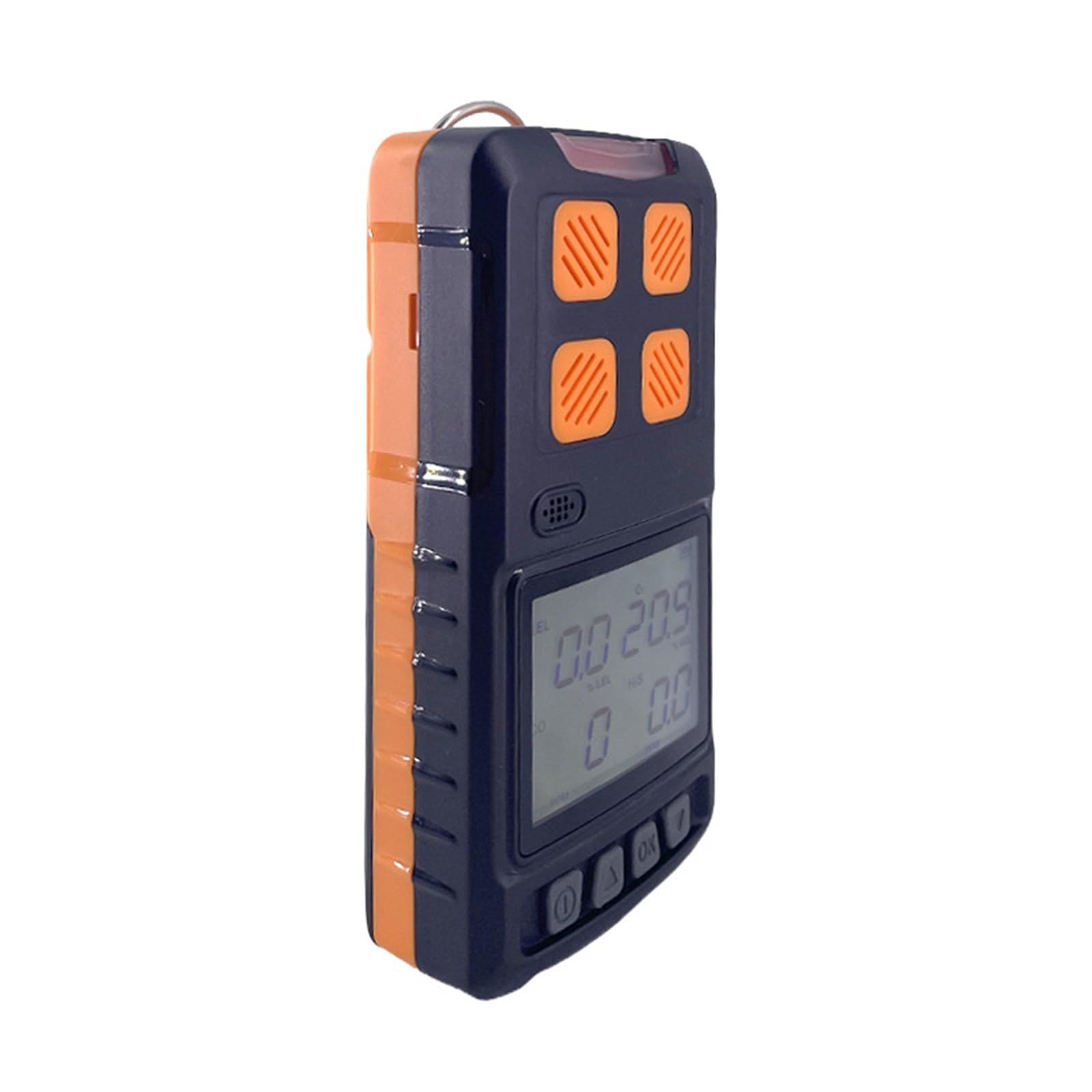 Multifunktionaler tragbarer 4-in-1-Gasdetektor for O2 H2S CO brennbares Erdgas mit Alarm