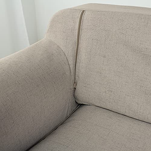 Bezug für EKTORP 3er-Sofa (Schlafsofa altes Modell) (Dark beige A02) – Bild 4