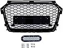 IONZS Auto Front Kühlergrill für Audi A1 8X 2015-2018,Mesh-Grill für die Stoßstange,Vorne Kapuze Kühlergrill,Mittelnetz Grilles IONZS Auto Front Kühlergrill für Audi A1 8X 2015-2018,Mesh-Grill für die Stoßstange,Vorne Kapuze Kühlergrill,Mittelnetz Grilles