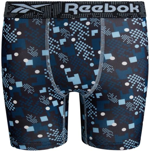 Reebok Boys Boxer Briefs - 6 Pack Soft Comfort Performance Stretch Underwear Boxers for Boys with No Fly Open Support Pouch3