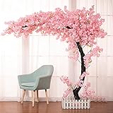 QQXX Artificial Cherry Blossom Tree christmas tree,Dense Artificial Sakura Tree,6FT Pink christmas t