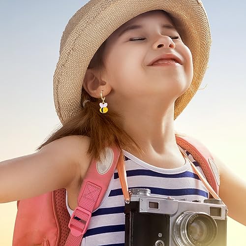 10/20 Pairs Gold Hoop Dangle Earrings For Girls Gold Hoop Earrings With Charms 14k Gold Huggie Hoop Earrings2