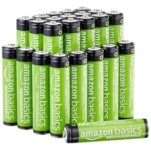 Amazonベーシック 充電式ニッケル水素電池 単4形24個セット （最小容量800mAh、約1000回使用可能) 2,051円（85.5円/個）！プライム会員は送料無料！