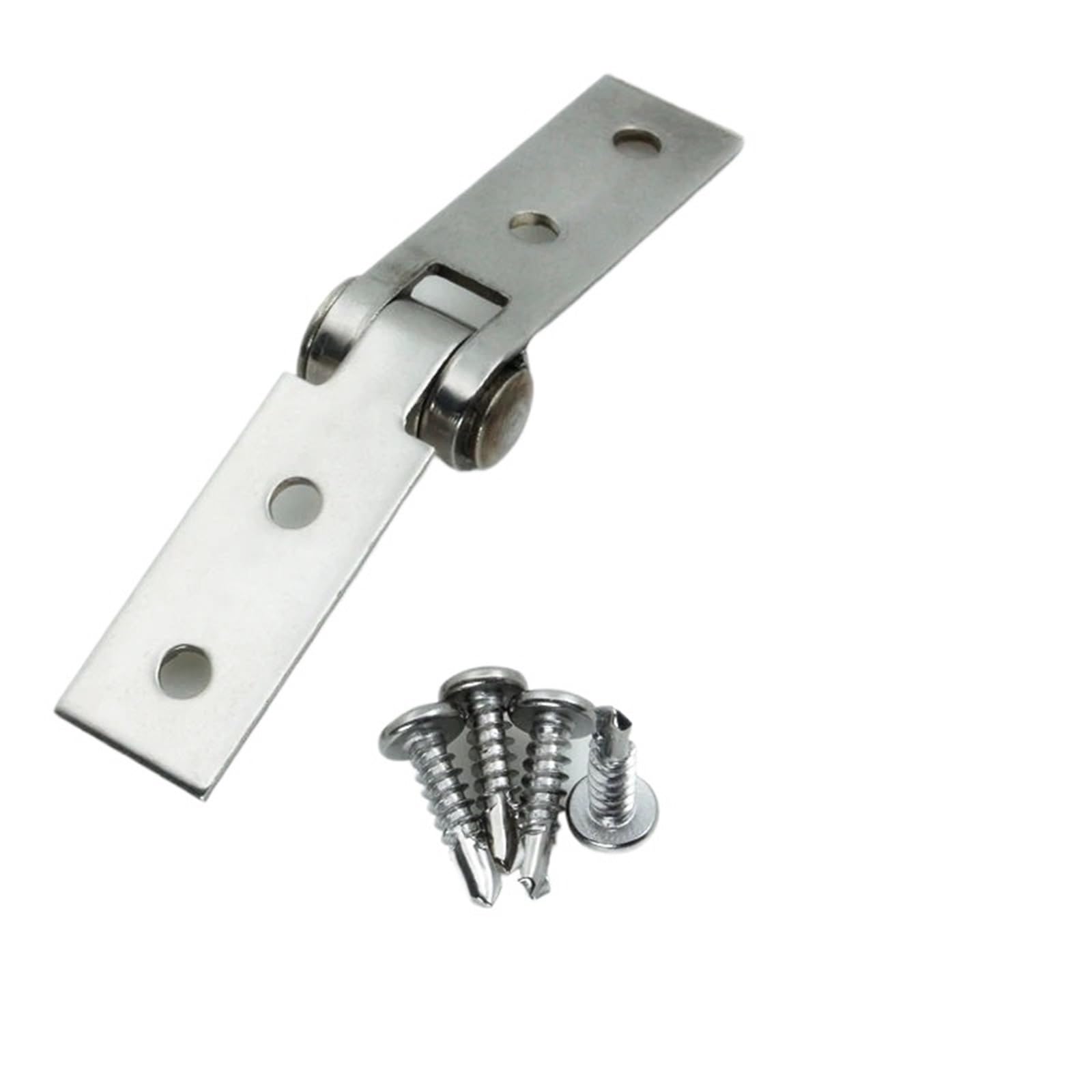 Kdhcvkz 4 Holes Rivet 1Pcs Stainless Steel Hinge Fold Window Hinge(4 Holes Rivet)