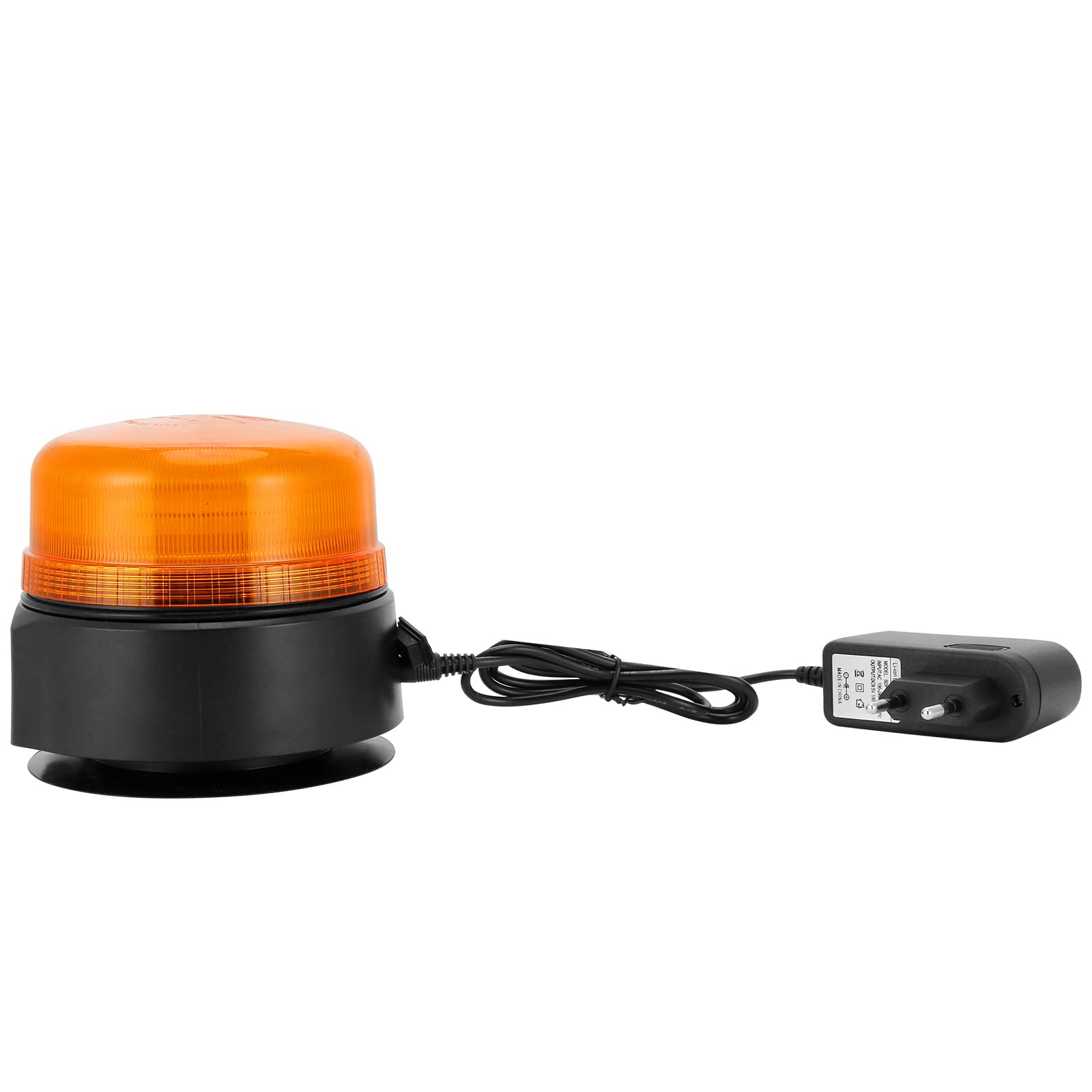 D-TECH LED wiederaufladbare Rundumleuchte magnetisch Kabellose Rundumkennleuchte gelb für Auto Landwirtschaft Bauwesen LED Notfall Warnleuchte magnetisch, Blitzleuchten Zertifiziert nach ECE R65 R10
