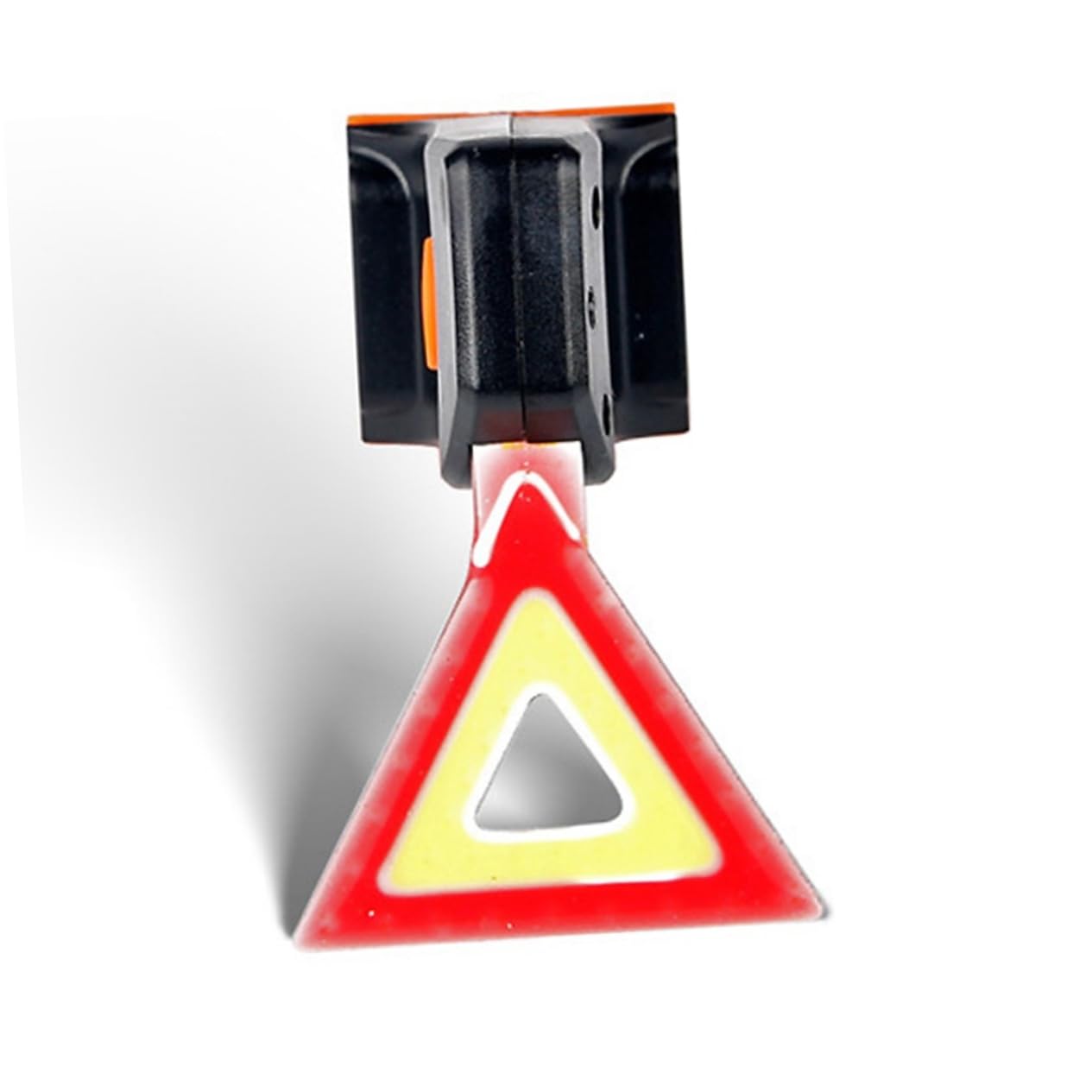 Toddmomy USB Rechargeable LED Bike Taillight with Triangle Sign Shape Light Modes Easy to Mount Cycling Safety Flashlight for Road Bikes