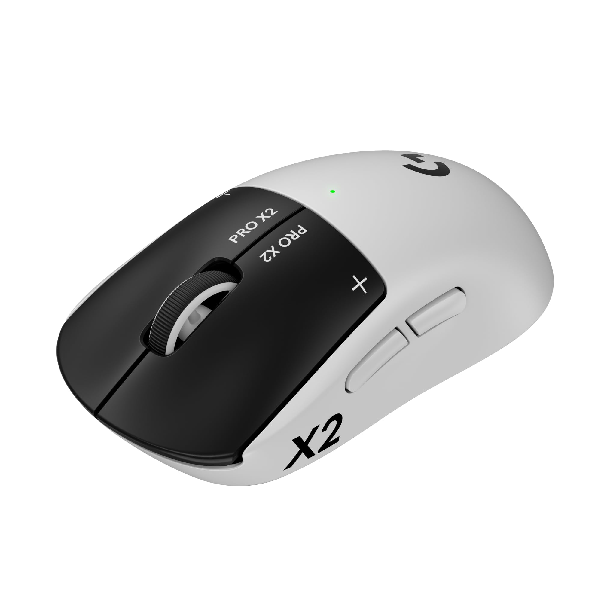 Logitech PRO X2 SUPERSTRIKE Lightspeed Wireless Gaming Mouse, Ultra-Fast Performance, Ultra Lightweight (61 g), Customizable Click Haptics, USB-C Charging, for PC/Mac/Laptop - White
