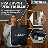 Heimfleiss® Luftmatratze 2 Personen | Premium Luftbett selbstaufblasend 150x200 cm | Schnell Aufblasbare Matratze ideal nutzbar als Gästebett & Reisebett | Selbstaufblasbare Camping Air Mattress