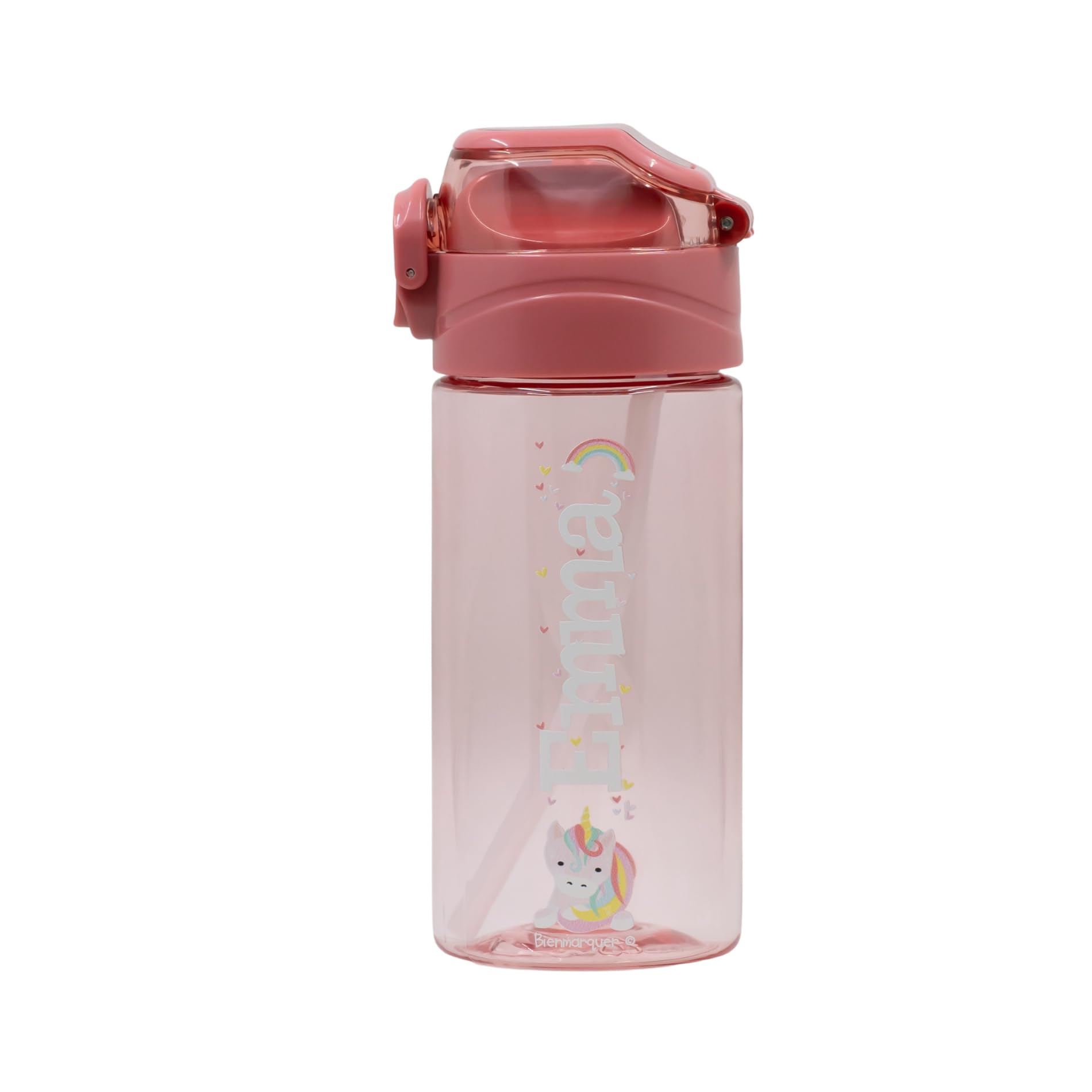 EASY2NAME Personalised Drinking Bottle for Kids (Dusty Pink) — image 1