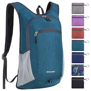 Hiking Backpack small travel backpack lightweight packable backpack casual daypack backpacks for women and men, Turquoise