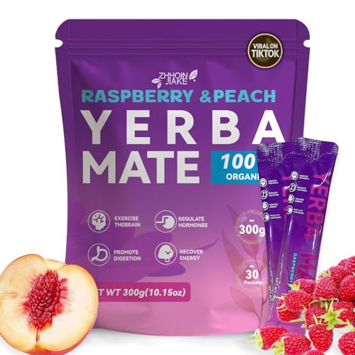 Raspberry Peach Yerba Mate Sticks