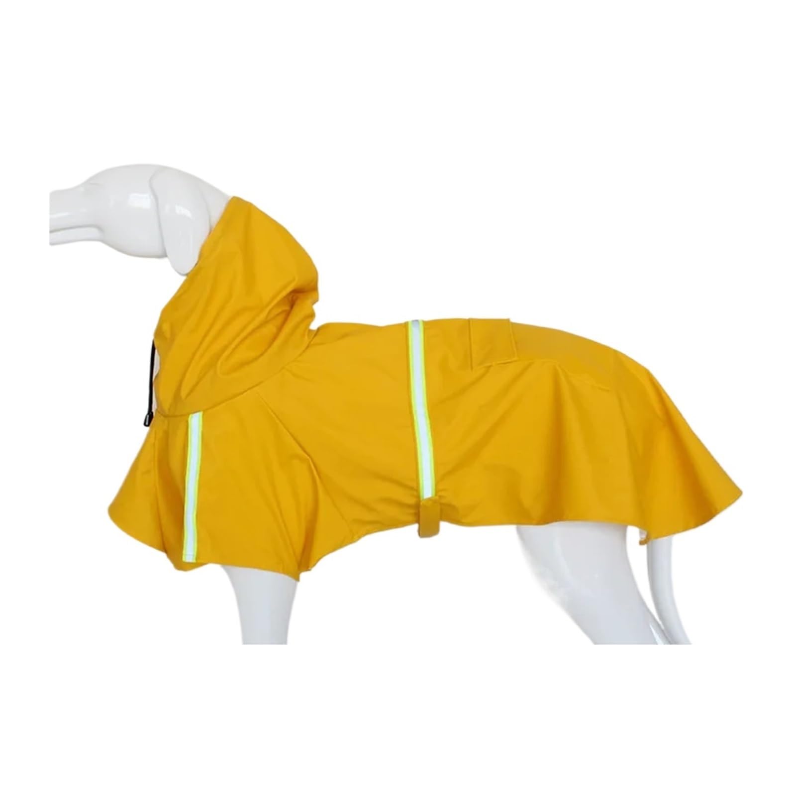 Manteau imperméable chien cape S jaune coupe-vent réfléchissant grands chiens