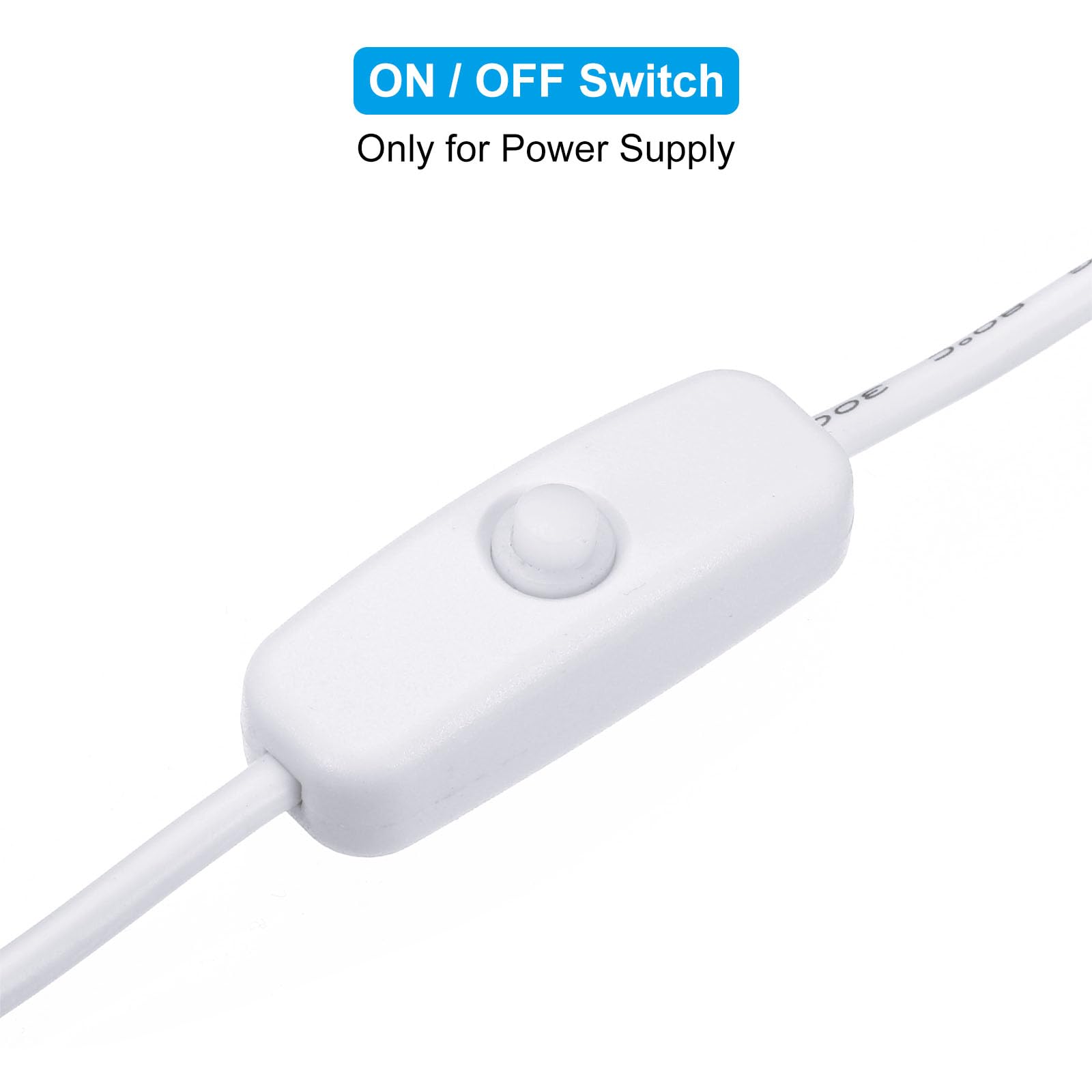 Cavo Prolunga Micro-USB Con Interruttore ON/OFF – PATIKIL, Maschio-Femmina, 28cm, 2A, Per Ventole E Luci LED - 2