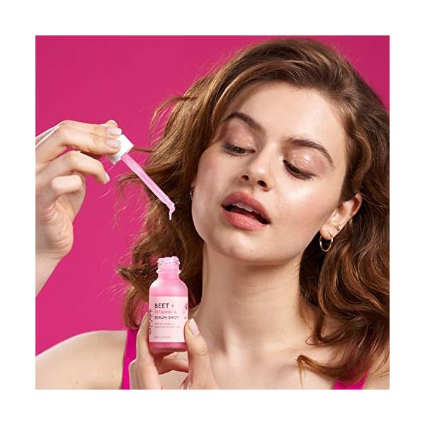 Sweet Chef Beet + Vitamin A Serum Shot Face Serum - Vitamin A (Retinol) Serum for Face with Seaberry Extract - Hydrates + Smooths the Look of Rough Skin and Pores for a Radiant Glow (30ml / 1 fl oz)