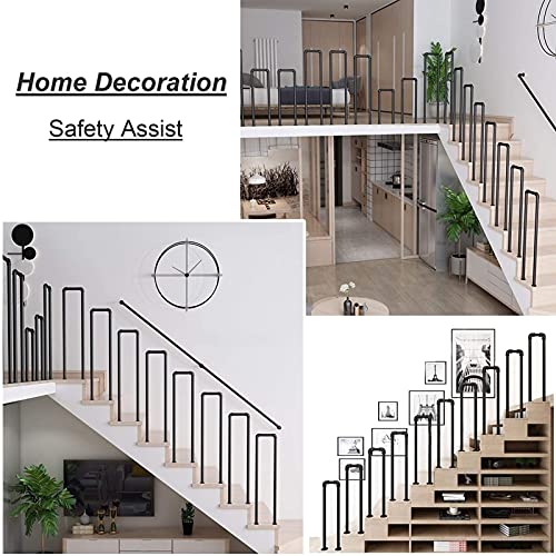 Rampe de sécurité extérieure en bois et béton au support métal noble