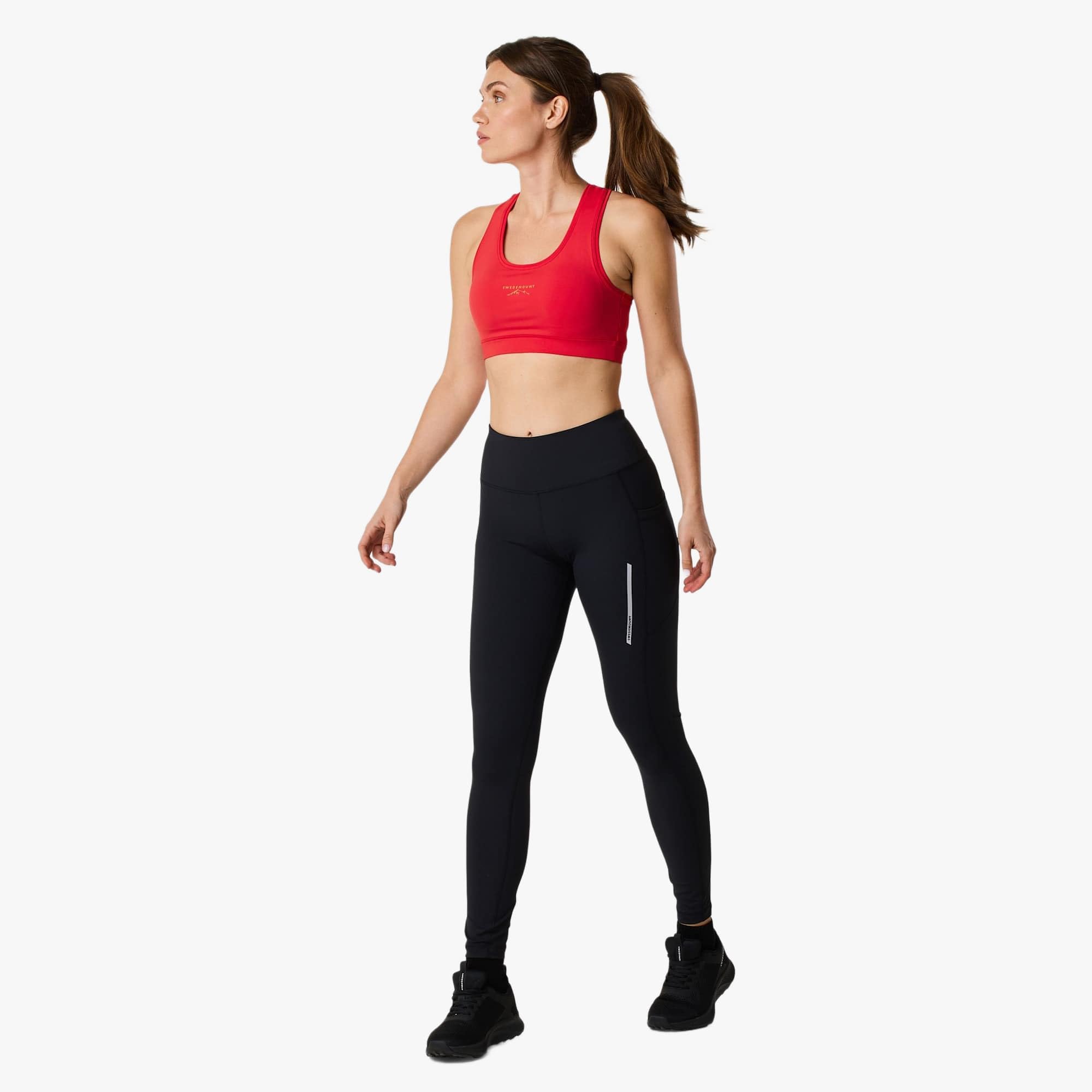 Swedemount Core Pocket Legginsy Długie – Wygodne, elastyczne legginsy fitness z kieszeniami do biegania i ćwiczeń na siłowni dla kobiet