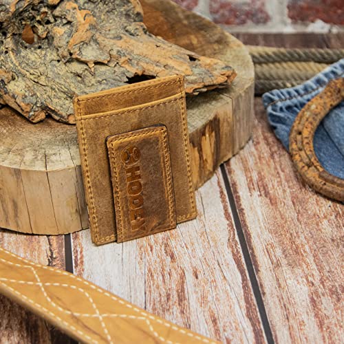 HOOEY Leather Men's Money Clip (Hooey Original - Brown/Sunset Serape)4