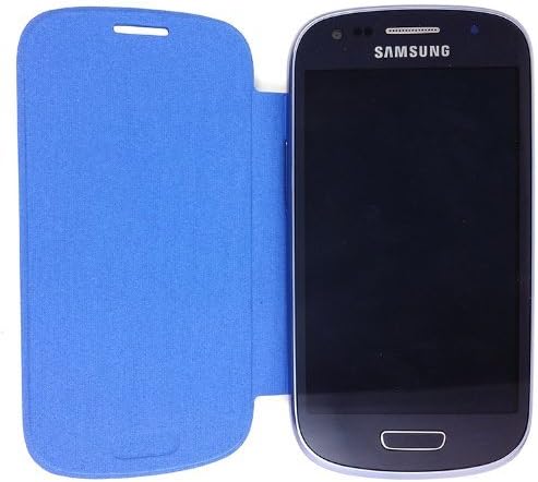 Flip Cover Case for Samsung Galaxy S3 Mini - Blue
