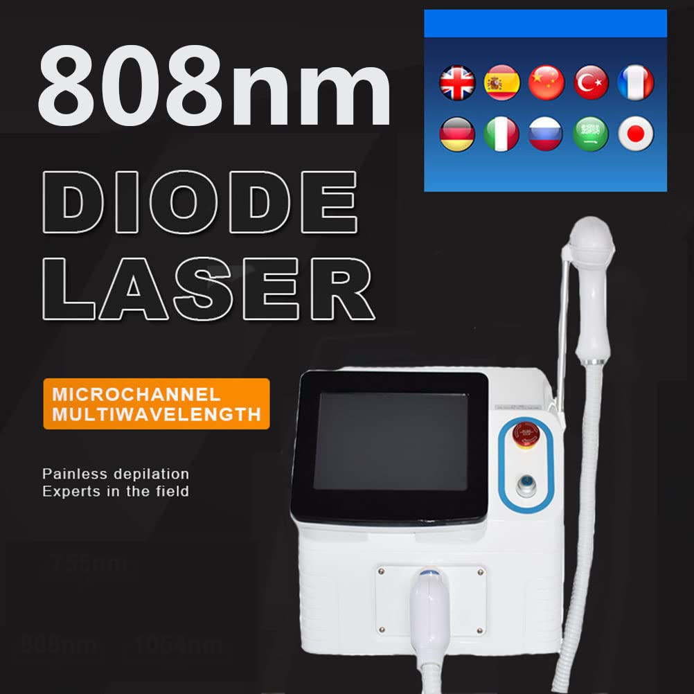 808nm Epilatore IPL OPT indolore per la rimozione dei peli per tutti i tipi di pelle, macchina di bellezza per il ringiovanimento delle sopracciglia per uso in salone domestico