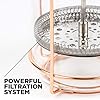 French Press and Tea Maker - 1000ml Coffee Maker Press - Premium Coffee Press with Rose Gold Finish - Thick Glass and Stainless Steel Coffee Brewer - French Press Coffee Maker for Tea, Latte, Expresso #4