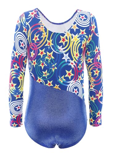Image of DAXIANG Gymnastics Leotard for Girl Dance Clothes Gold Sparkly Mermaid 2-15 Years