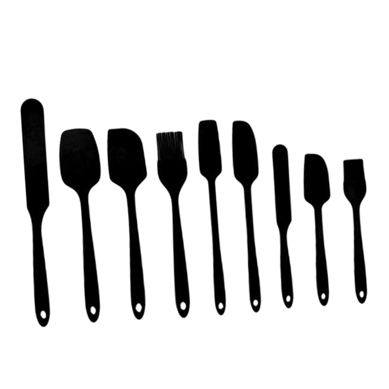 COLLBATH Espátula Pasteleria Utensilios De Cocina Silicona Flexible Antiadherente Resistente Al Calor