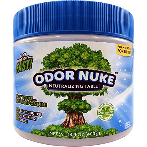 ODOR NUKE Human Urine Odor Neutralizer Tablets to Kill Urine Smell in Camping