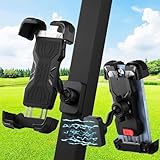 MoKo Golf Cart Magnetic Phone Holder, 360° Rotatable Cell Phone Holder Compatible with EZGO/Club Car/Yamaha, Ultra Strength Magnet Golf Cart Phone Mount fits iPhone, Galaxy, Other Phones Up to 6.7'