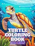 Turtle Coloring Book: For Kids