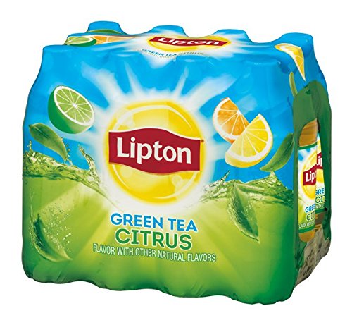 Lipton Green Tea, Citrus (12 Count, 16.9 Fl Oz Each) #TOP1