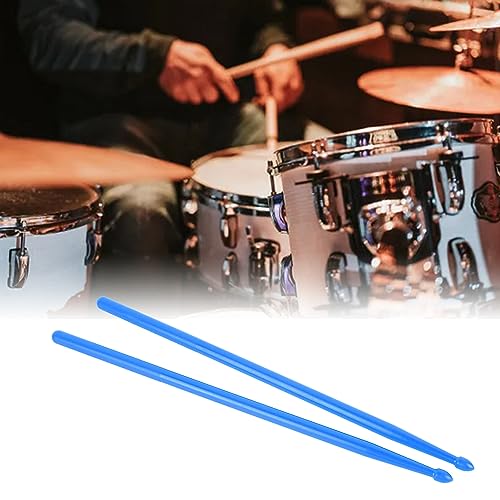 Set de Baquetas de Nylon para Batería, 2 Piezas, Azul, Para Practica de Instrumentos de Percusión miniatura 6