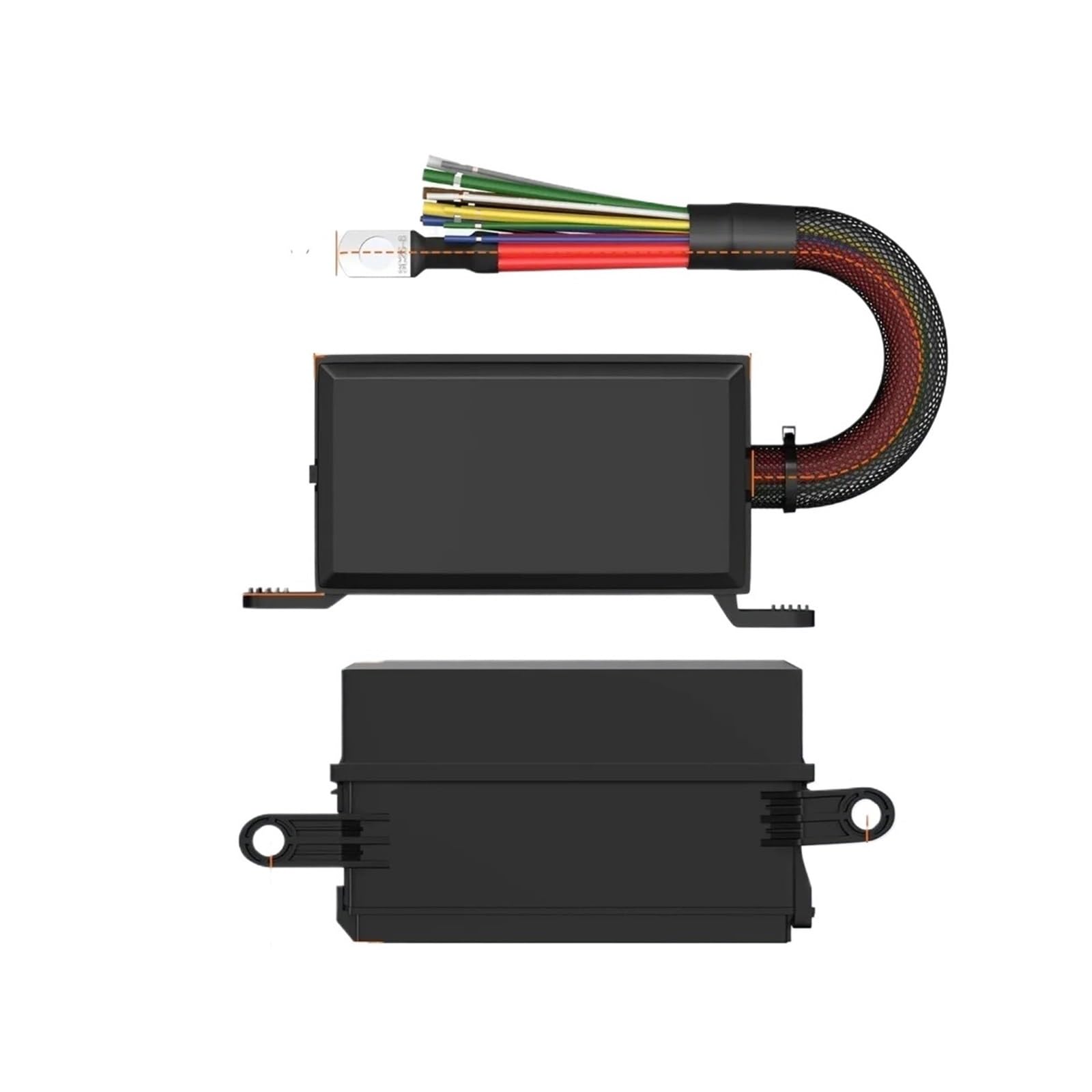 relé de Potencia Caja de relés de 6 vías y 40 A, 12 V/24 V, con 6 relés 4P/5P, precableada, for automóviles y Barcos.(24V4PIN)