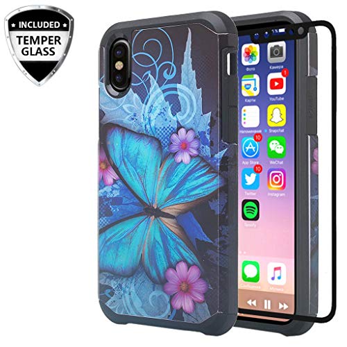 Coverlab Cases for Galaxy A10e Case [Tempered Glass Screen Protector] for Girls Women